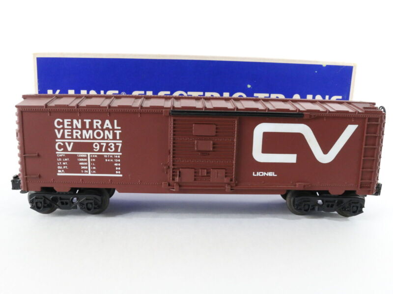 Lionel O Central Vermont Cv 9737 Single Door Boxcar 9700 Series