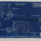 Santa Fe trailer spring hanger blueprint 1928