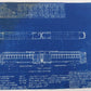 Milwaukee Electric Plan Elevation Three Truck Cars 196-495 Blueprint 1922 9.75"