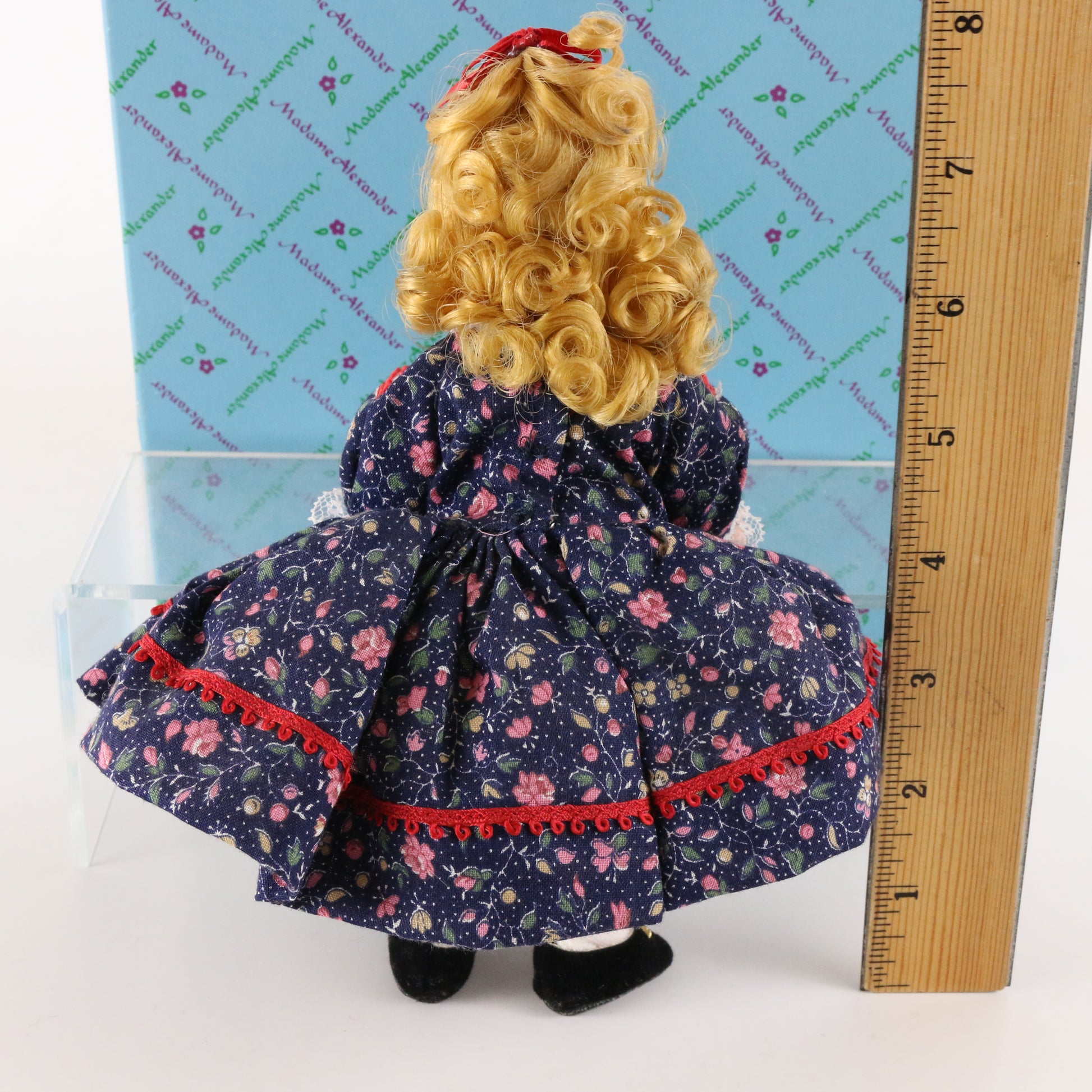 Dolly Madame Alexander Blonde Hair Blue Eyed Girl 8" Doll 436 W/ Box