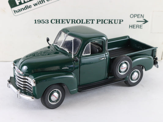 1953 Chevrolet 3100 Half-Ton Pickup Juniper Green Danbury Mint 1:24 Diecast