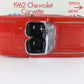 1962 Chevy Corvette Convertible Roman Red Danbury Mint 1:24 Diecast Model