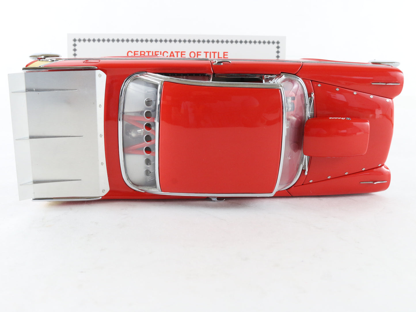1958 Plymouth Fury Pro Street Red Dragster Danbury Mint 1:24 Model Car