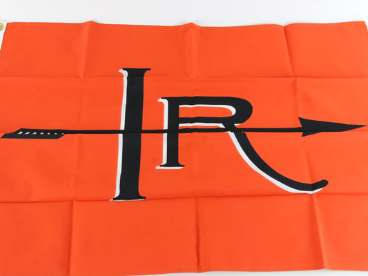 IR Illinois Railway Orange Black Railroad Flag 2x3