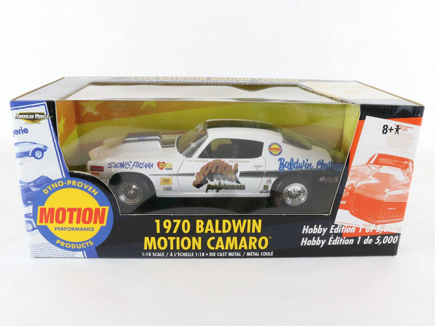 ERTL American Muscle 1:18 1970 Camaro Baldwin Motion Ferrara 1 Of 5000 36675