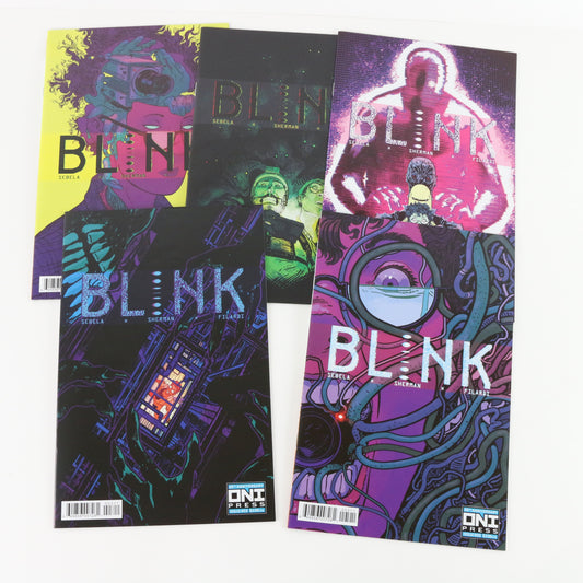 Blink #1-5 Oni Press Sebela Sherman Filardi Comic Covers