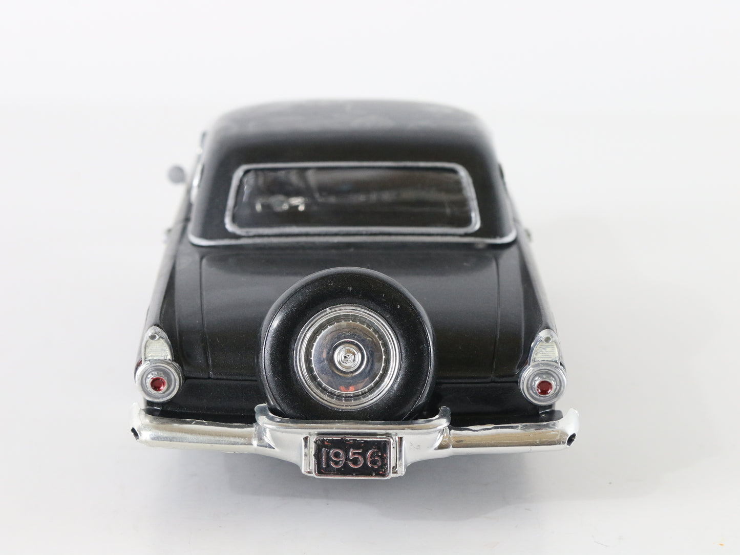 1956 Ford Thunderbird Convertible Black Monogram 1:24 Built Model Car