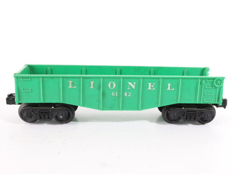 Lionel Lines 6142 Green Gondola Freight Car O Vintage Train