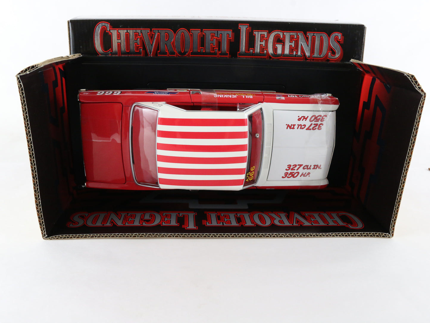 1966 Chevy Nova Bill Grumpy Jenkins Red White Chevrolet Legends ERTL 1:18 29264P