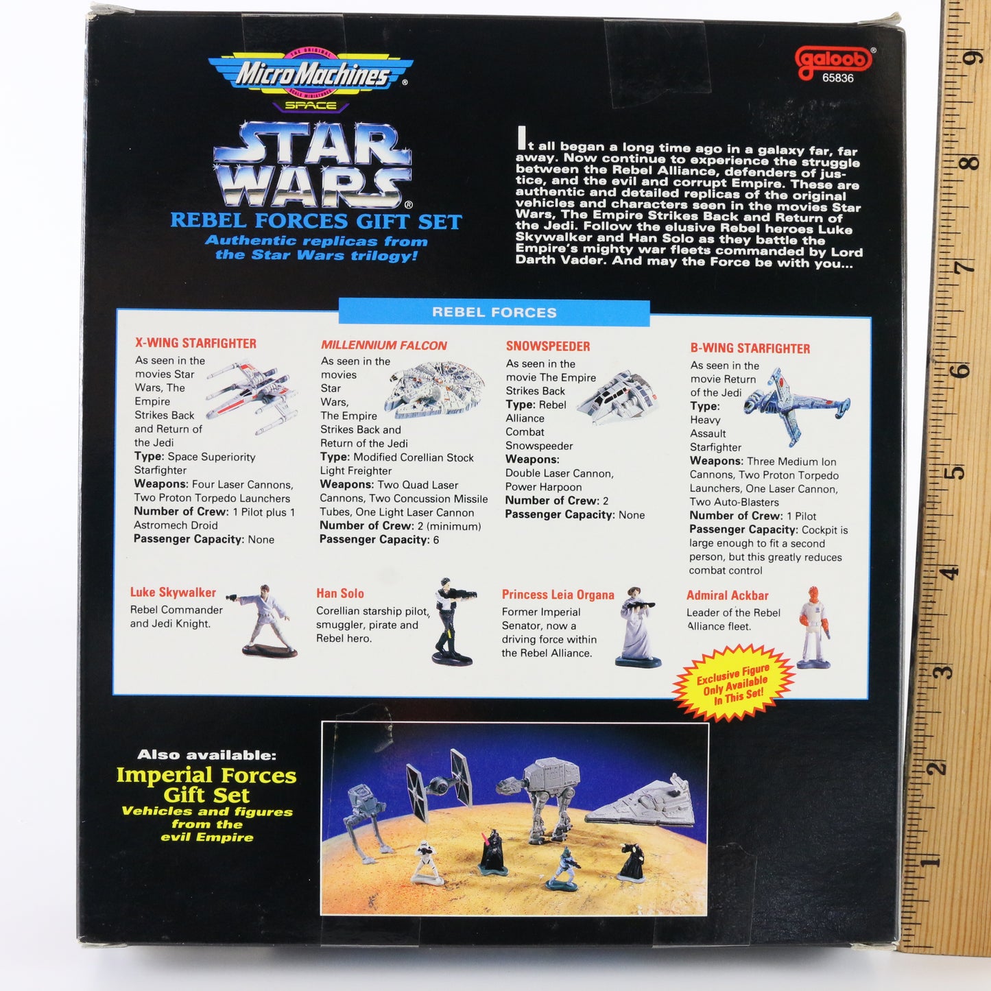 Micro Machines Space Star Wars Rebel Forces Gift Set Galoob 65836