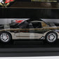 2003 Chevy Corvette Z06 50th Anniversary Silver Chrome ERTL 1:18 Diecast 29404p