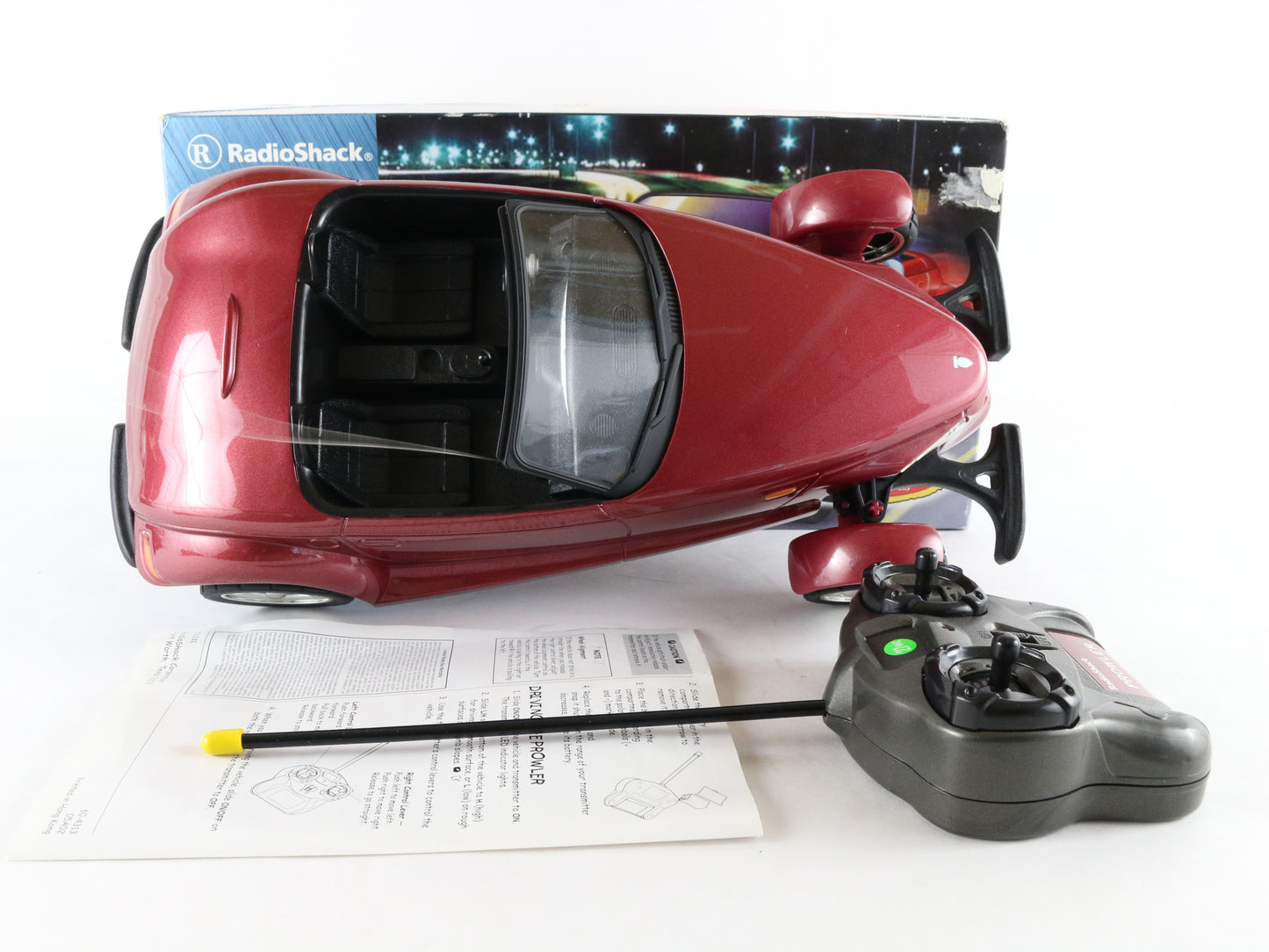 Chrysler Prowler Radio Shack RC Control Car W/ Box & Controller