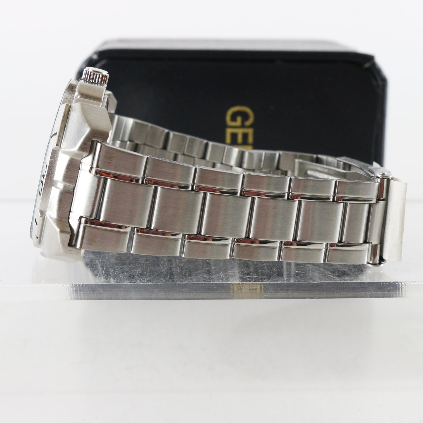 Genevex Quartz Watch Stainless Steel 3 Atm Silvery Band