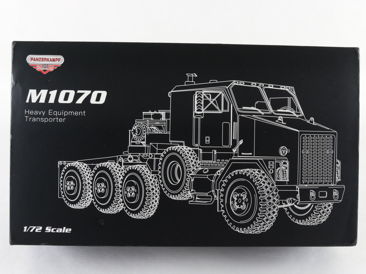 M1070 Heavy Equipment Transporter Truck Trailer Oshkosh Panzerkampf 1:72 Vehicle