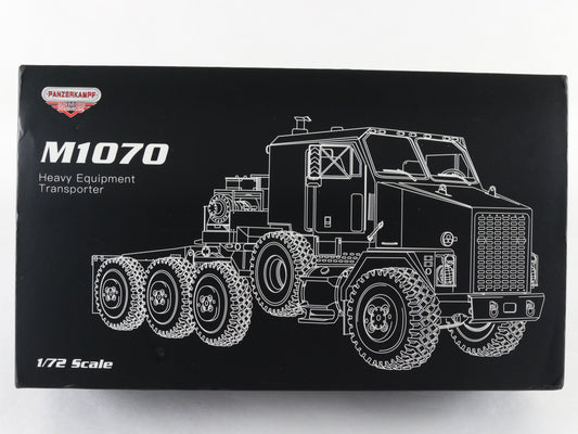 M1070 Heavy Equipment Transporter Truck Trailer Oshkosh Panzerkampf 1:72 Vehicle
