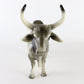 Breyer Brahma Bull Glossy Shaded Grey Traditional Barn Animal