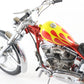 Easy Rider Billy Bike Red Yellow Flames Franklin Mint 1:10 Motorcycle B11XN65