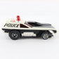 Aurora AFX Chevy Vega A12 Police Black White Slotless HO Slot Car