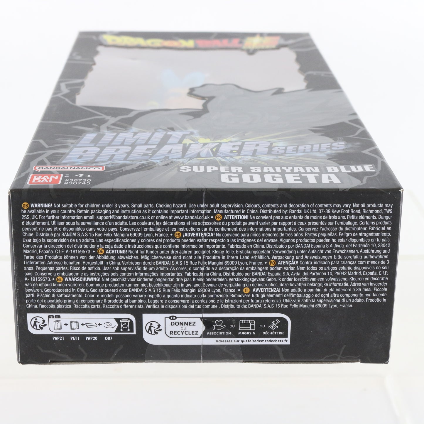 Bandai Dragon Ball Super Limit Breaker Super Saiyan Blue Gogeta Figure 36745