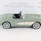 1960 Chevy Corvette Green White Convertible Limited Danbury Mint 1:24 2505