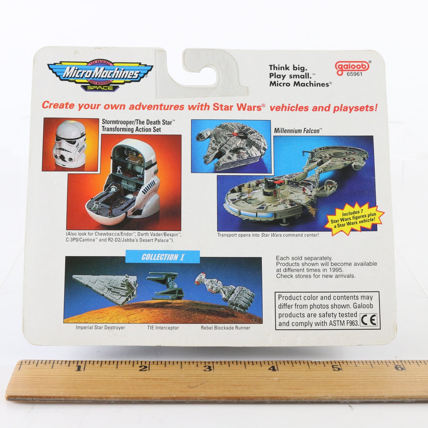 Micro Machines Space Star Wars Tie Starfighter Ship Galoob 65961