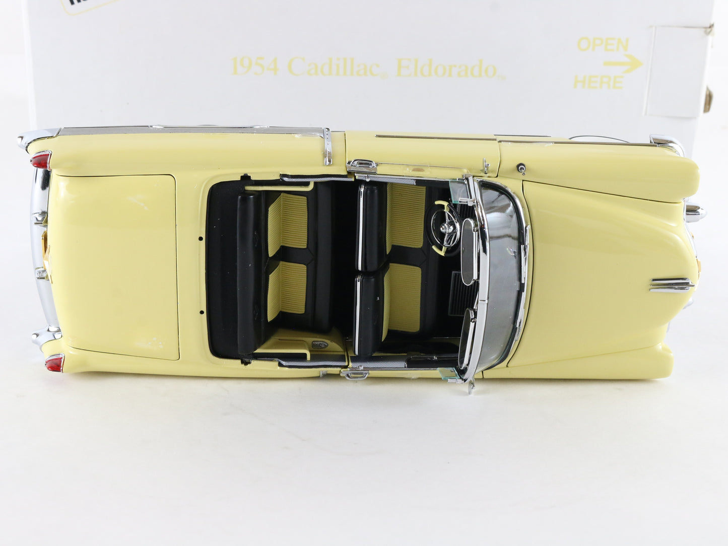 1954 Cadillac Eldorado Convertible Apollo Gold Danbury Mint 1:24 Diecast Model