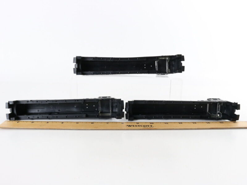 Lot Of 3 Undecorated Black Diesel Locomotive Shells Athearn? HO