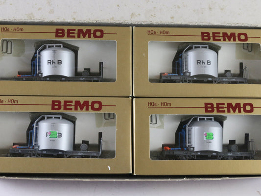 Bemo HOm RHB 2259 Cement Silo Cars Set of 4