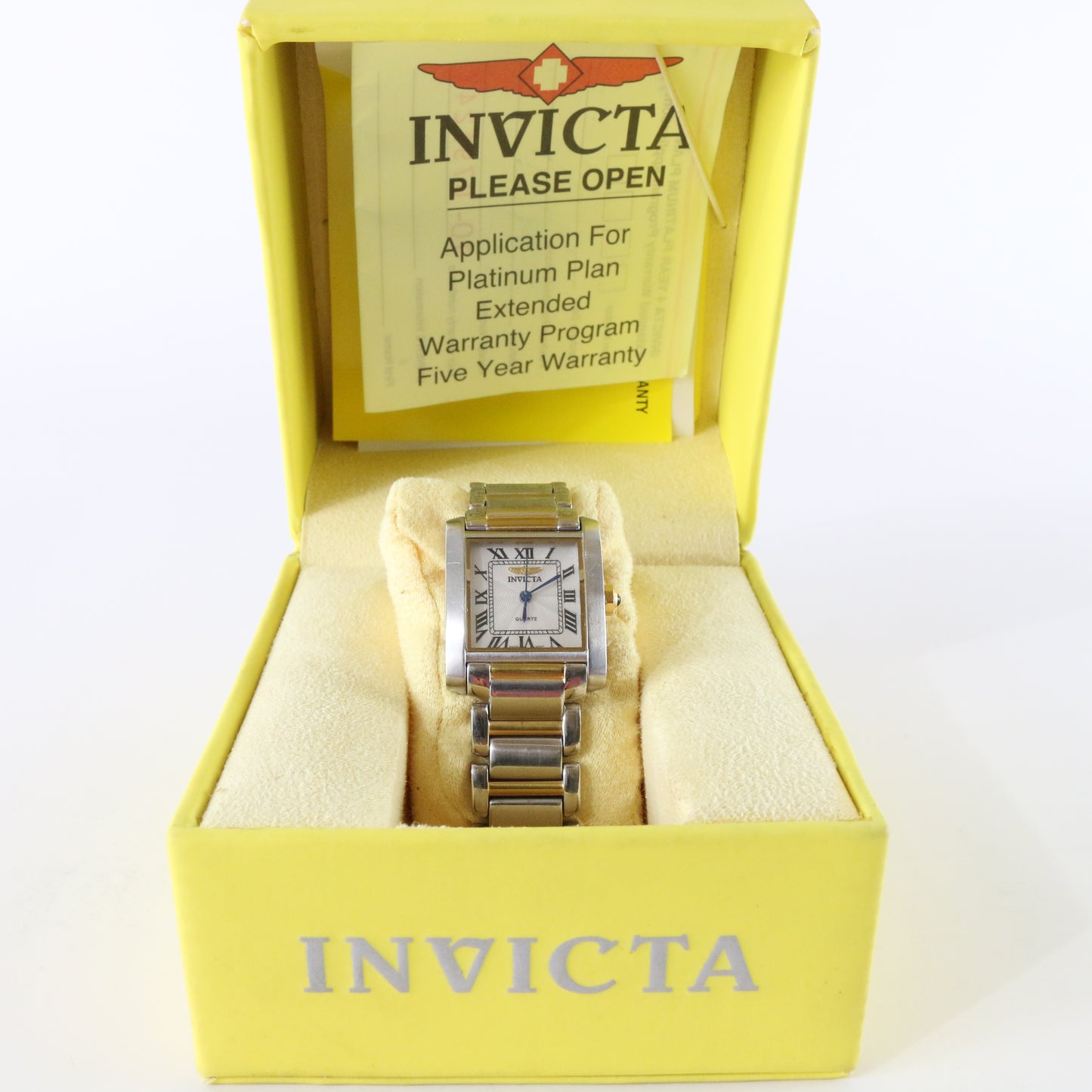 Invicta Swiss Quartz Watch Stainless Steel 30 Meters Water Resistant with Original Box