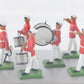 Set Of 10 US Marine Corps Drum & Bugle Corps Britains 54mm 7305