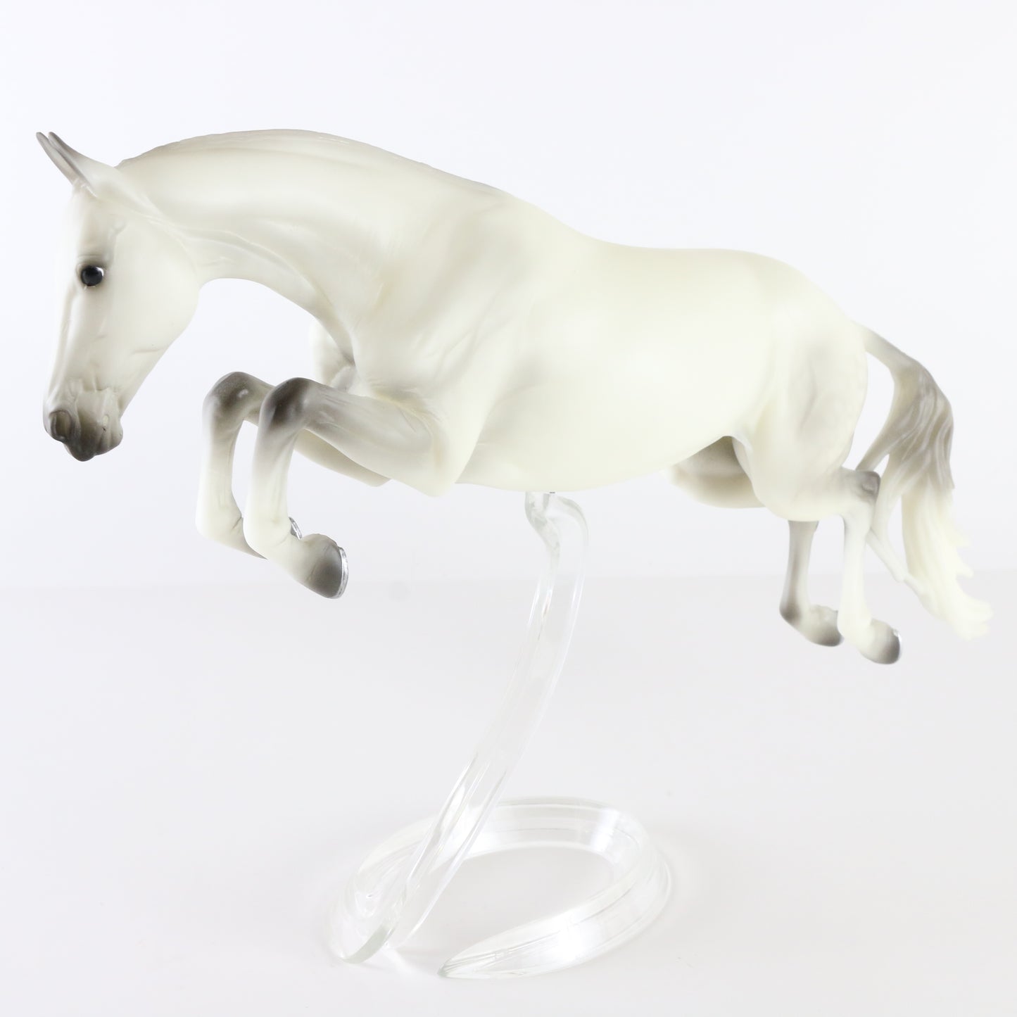 Breyer Get Rowdy Dappled Gray Bristol Traditional Horse with Stand