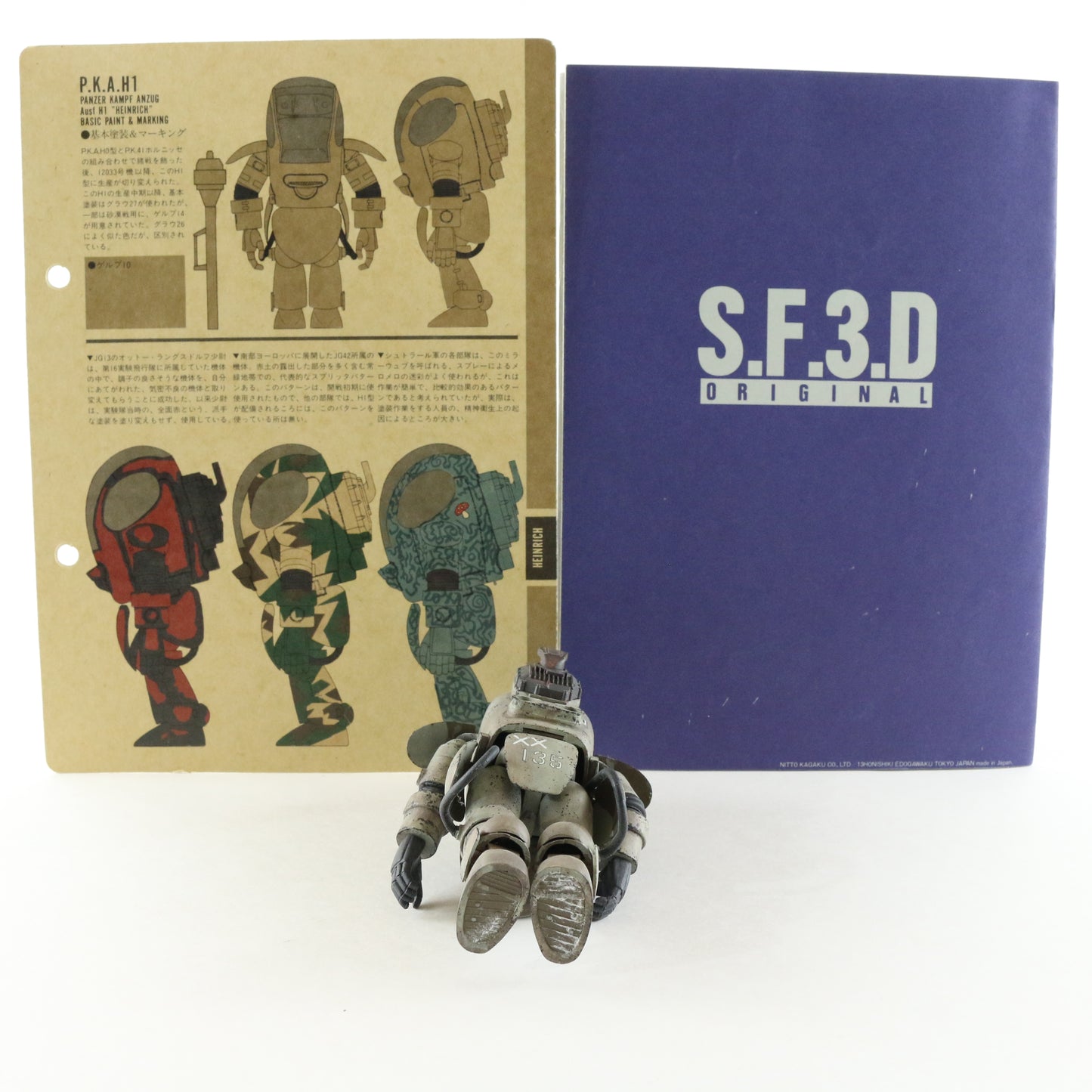 Maschinen Krieger Zbv3000 Heinrich Panzer Kampf Anzug Ausf H1 1:20 Built Painted