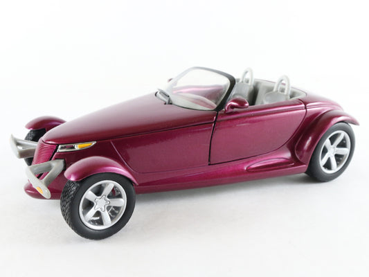 Plymouth Prowler Concept Vehicle Purple Convertible ERTL 1:18 Diecast Model Car