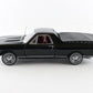 1968 Chevrolet El Camino SS 396 Black Danbury Mint 1:24 Model Car W/ Cover