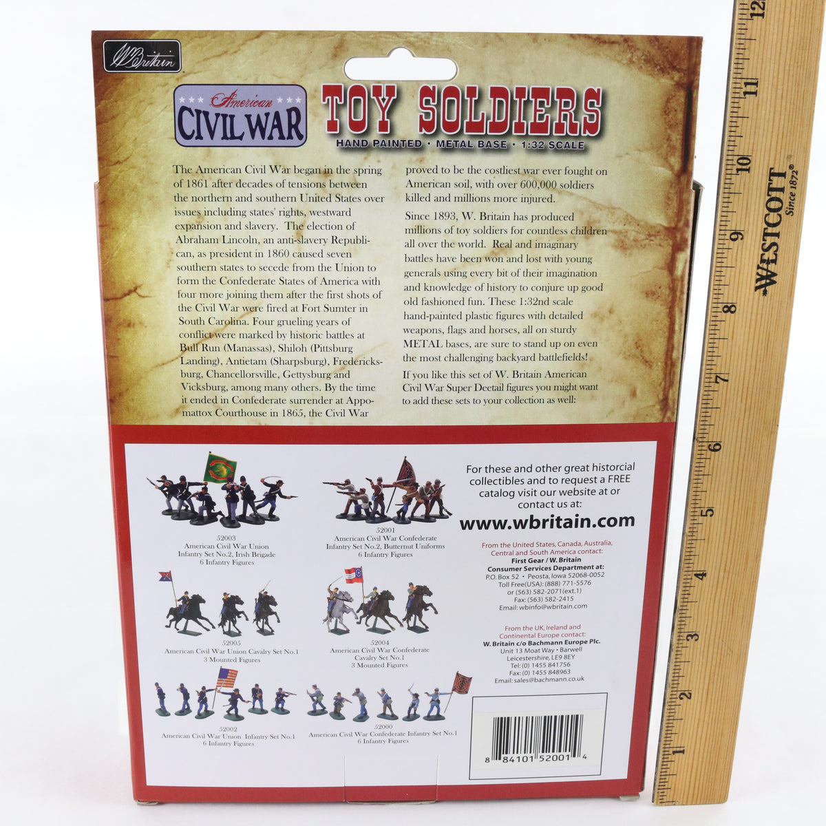 Confederate Infantry Set #2 American Civil War Britains 1:32 52001 Metal Figures