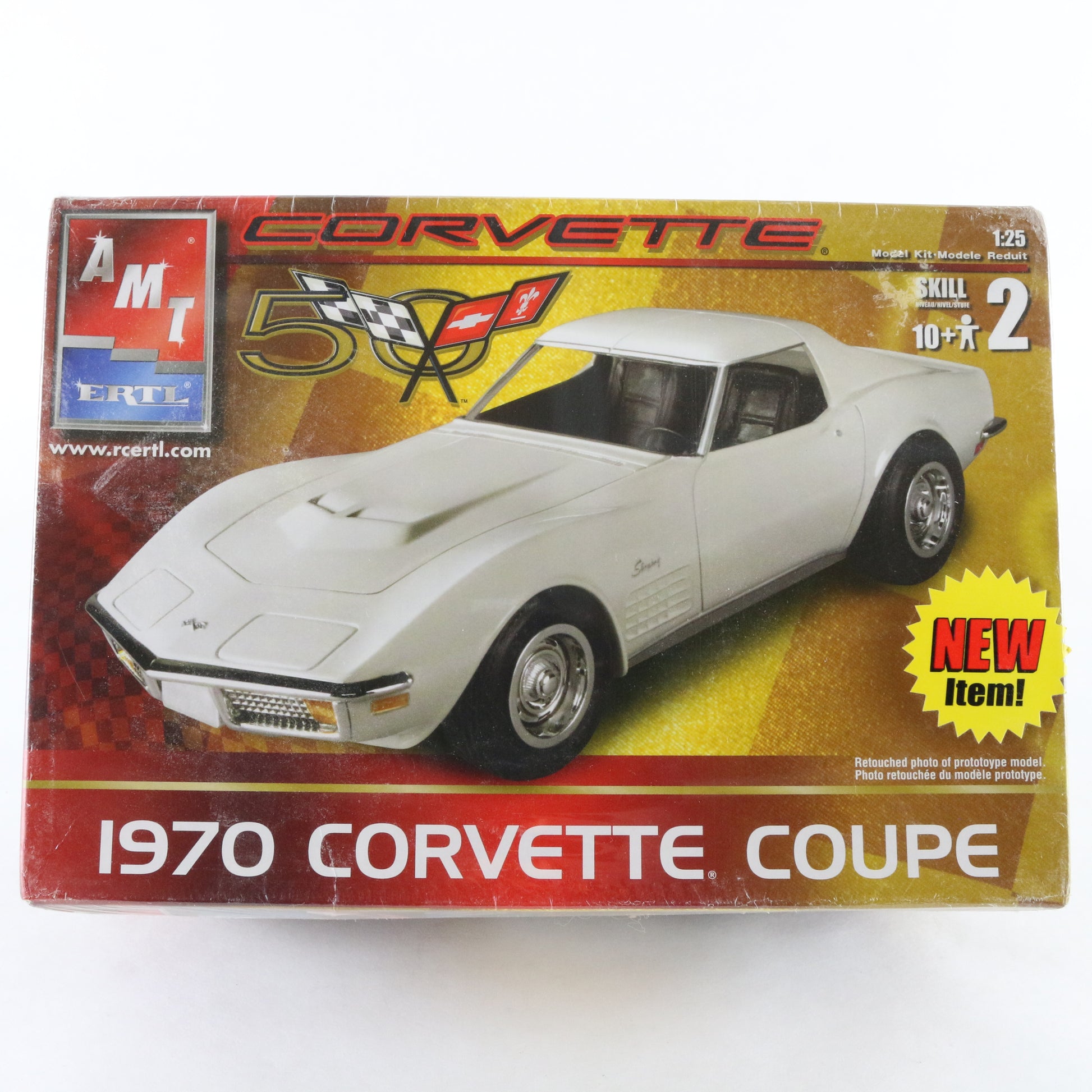 1970 Chevy Corvette Coupe 50th Anniversary AMT ERTL 1:25 Model Kit 31825
