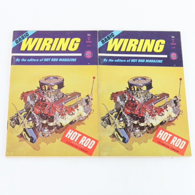 Lot Of 2 Basic Wiring Spotlite Books 552 Vintage Hot Rod Magazines 1964