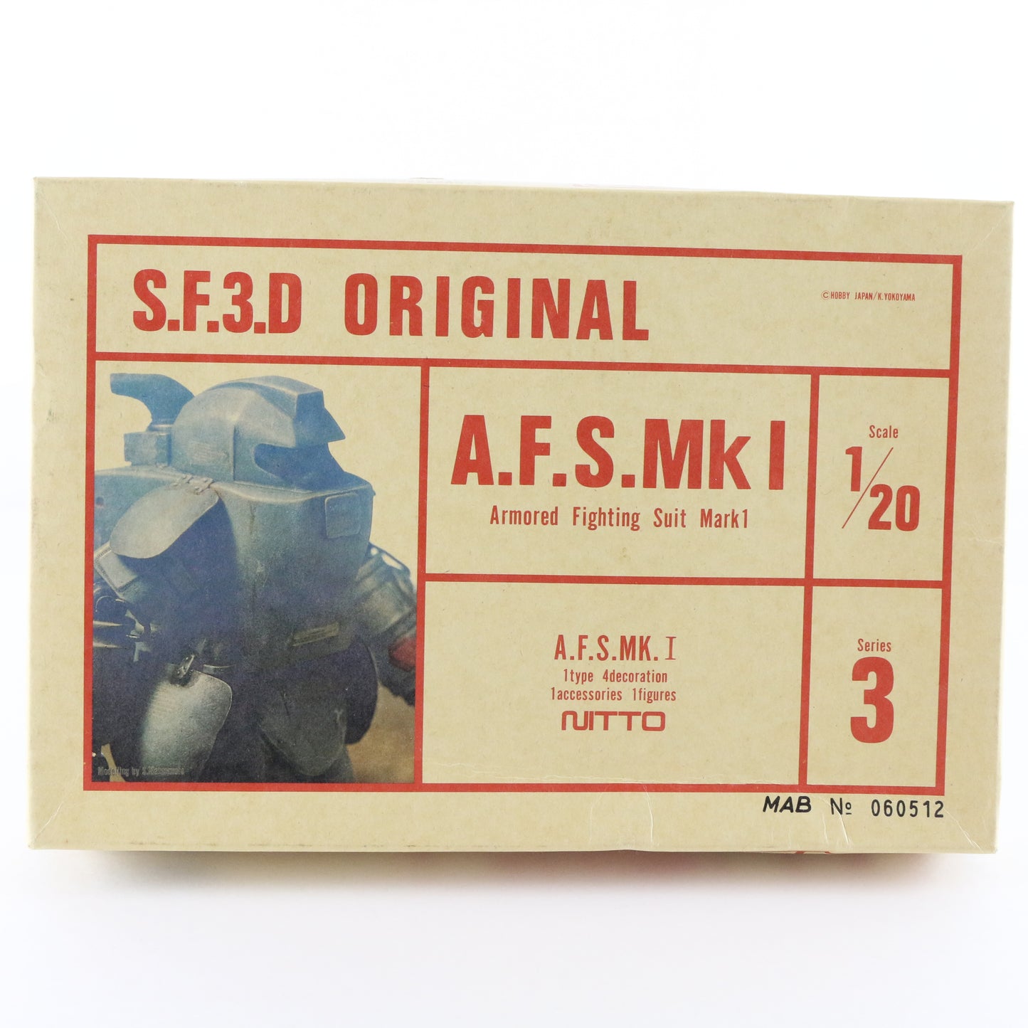 Nitto Armored Fighting Suit AFS Mark I SF3D Ma.K Original Series 3 1/20 Kit
