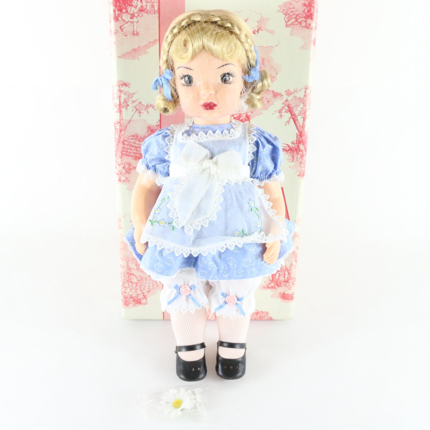 Terri Lee Little Lady Pinafore Blue Dress 16" Doll 22/5000 320002 W/ Extras