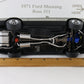 1971 Ford Mustang Boss 351 Fastback Gray Black Danbury Mint 1:24 Diecast Model