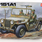M151A1 Mutt Light Utility Truck Ford Academy 1:35 1323 CA194-12000 Military Kit