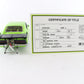1969 Dodge Charger HEMI Pro Street Green Dragster Danbury Mint 1:24 Model Car