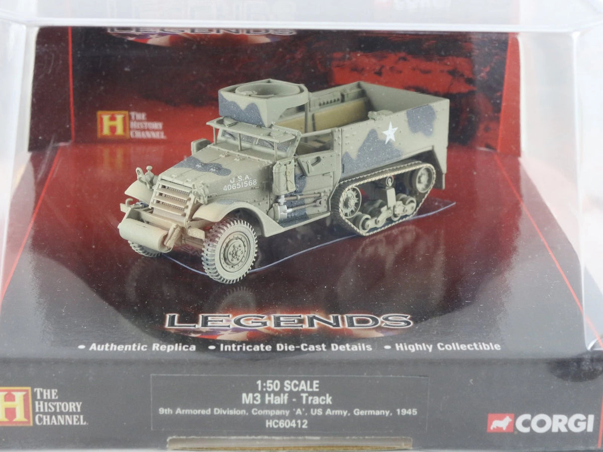 M3 Half Truck 9th Armored US Army Germany 1945 Corgi Legends 1:50 HC60412