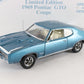 1969 Pontiac GTO Coupe Light Blue Danbury Mint 1:24 Diecast Model 680