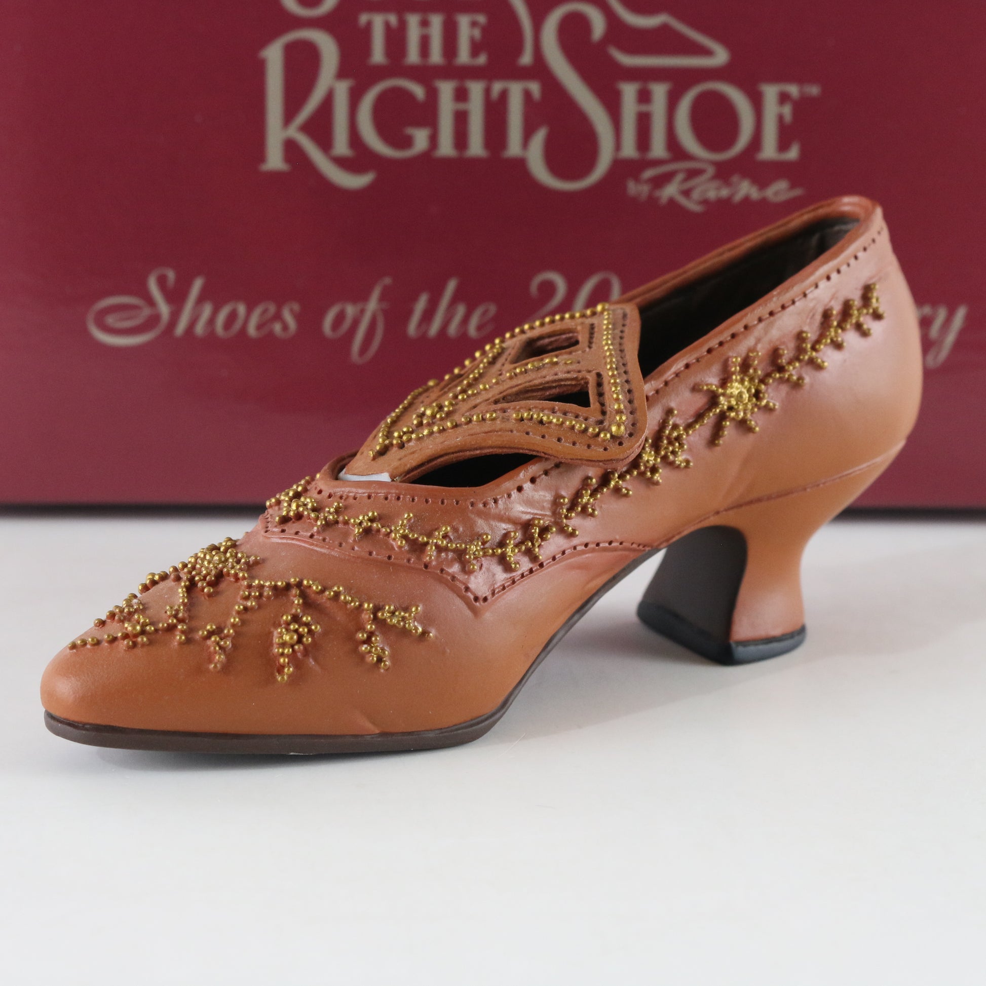 Courtly Riches Resin Collectible Shoe