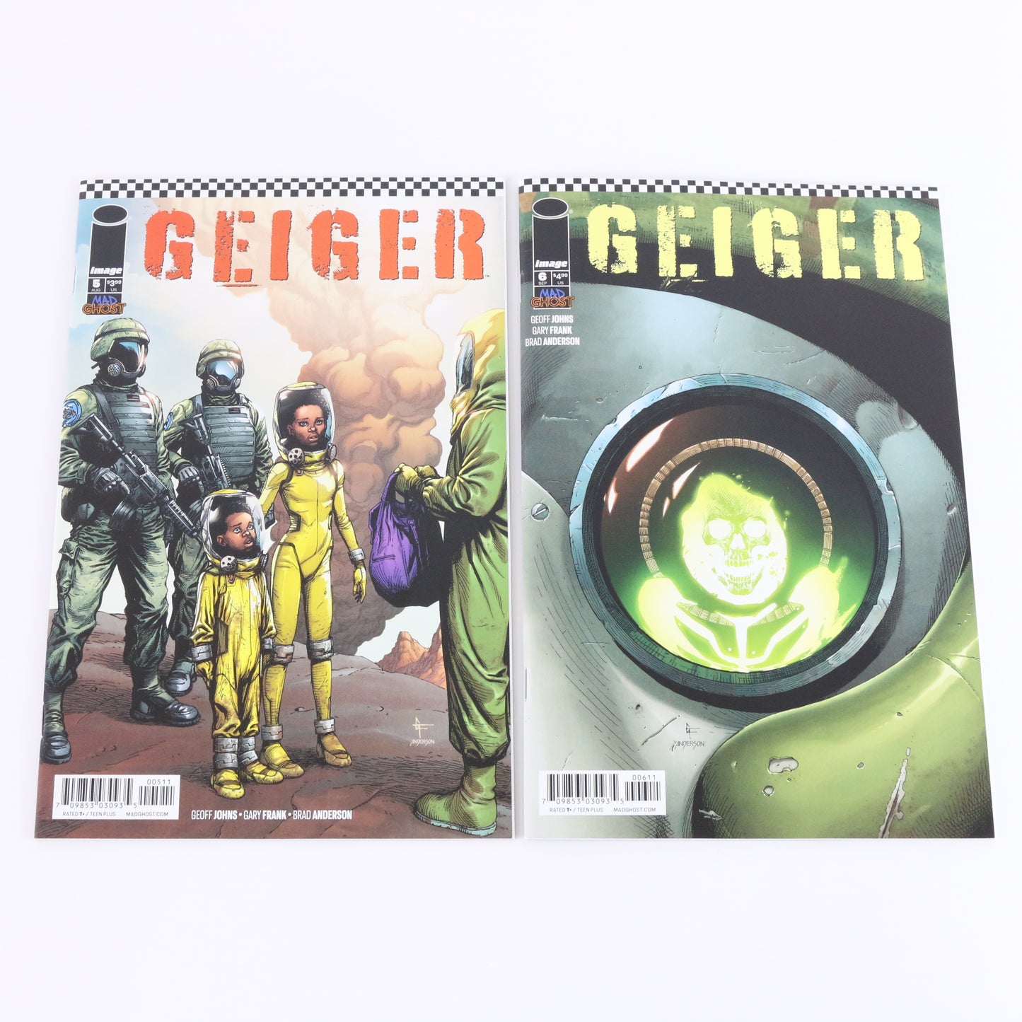 Lot Of 6 Geiger #1-6 Variant Direct Image Mad Ghost NM Unread Comics