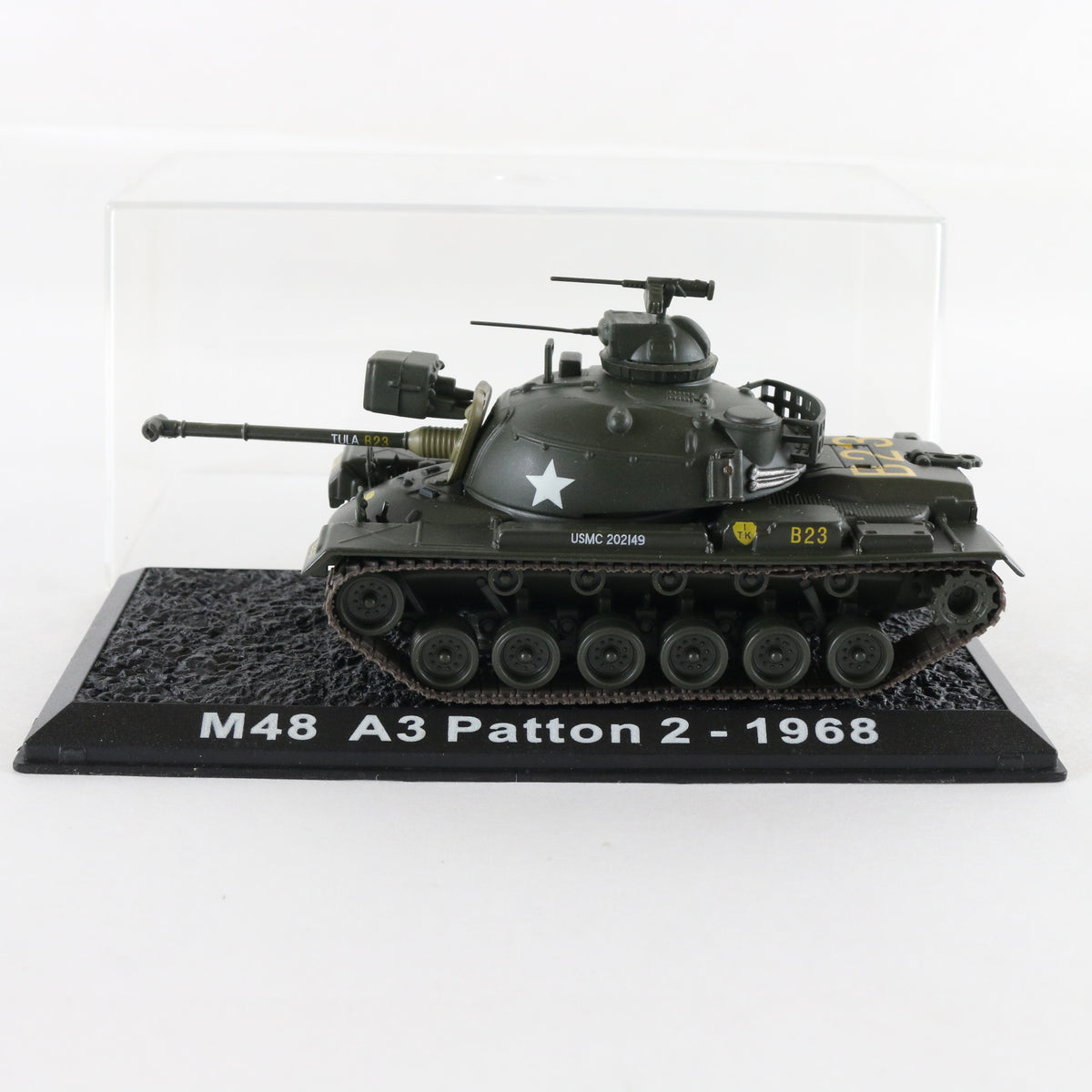 M48 A3 Patton 2 Tank 1968 Amercom 1:72 Metal Military Vehicle
