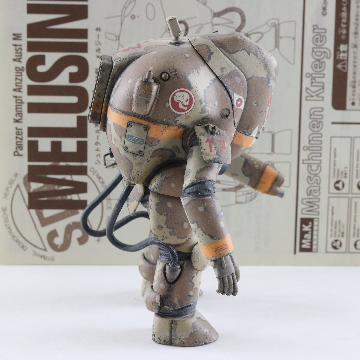 Maschinen Krieger Zbv3000 Melusine Panzer Kampf Anzug Ausf M 1/20 Built Painted