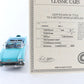 1958 Chevrolet Impala Convertible Turquoise Danbury Mint 1:24 Model Car