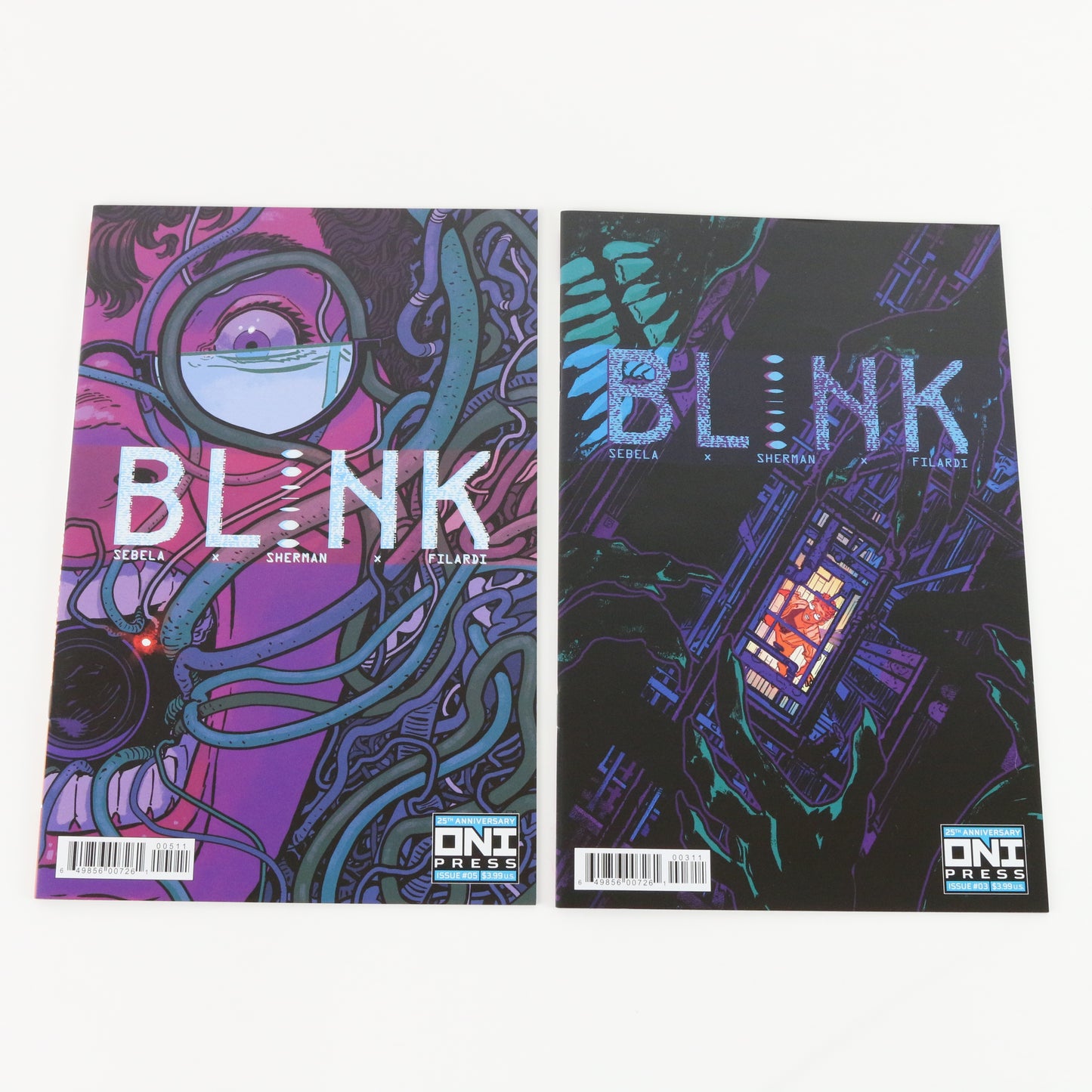 Lot Of 5 Blink Issue #1-5 Cover A 25th Anniv Oni Press Sebela Sherman Filardi